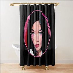 Bjork Post Circle Shower Curtain
