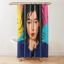Björk Music Shower Curtain