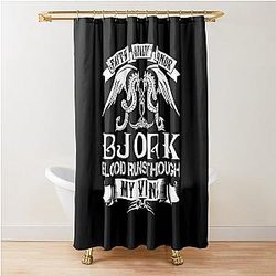 Björk Record Producer Gift For Christmas Shower Curtain
