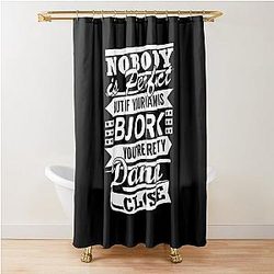 Funny Gift For Bjork Record Producer Dj Guðmunsdóttir Gifts For Fan Shower Curtain