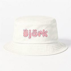 cool music Bjork bucket hat