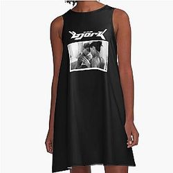 Funny Gifts Björk Record Producer A-Line Dress