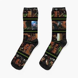 Bjork vs. Reporter - Green Socks