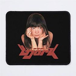 Retro Björk Tees Mouse Pad