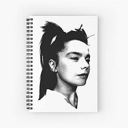 Bjork Guðmundsdottir Spiral Notebook