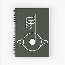Björk Biophilia Spiral Notebook