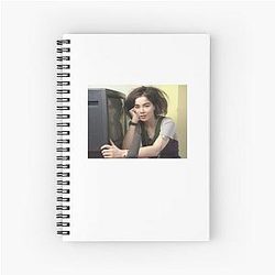 Young Bjork Spiral Notebook