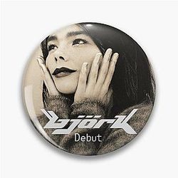 Björk Debut Circa 1993 Pin