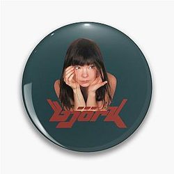 Retro Bjork Tee Pin