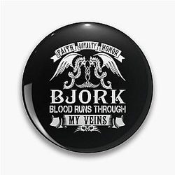 Bjork from the Fossora Music Video Pin