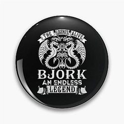 Day Gifts for Bjork Record Producer Dj Guðmundsdóttir Funny Graphic Gift Pin