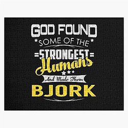 Mens Favorite Bjork Record Producer Gifts Music Fans Jigsaw Puzzle