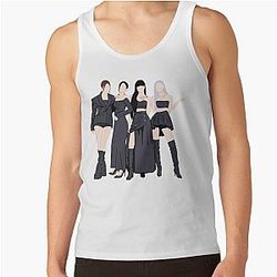 Blackpink Top serbatoio - No. BLACKPINK K-POP Gruppo Tank Top RB0401 [ID1512]