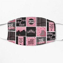 Blackpink Face Masks - BLACKPINK - THE ALBUM Pattern Flat Mask RB0401 [ID1543]