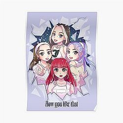 Blackpink Poster - BLACKPINK Come Ti piace (versione di ghiaccio) Poster RB0401 [ID1477]