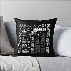 Blackpink Pillows - BLACKPINK SONGS Throw Pillow RB0401 [ID1712]