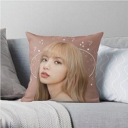 Blackpink Kissen - Lisa Blackpink T-Shirt Throw Kissen RB0401 [ID1708]