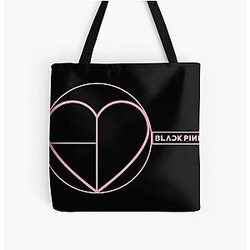 Blackpink Taschen - Blackpink's neues Logo Design All Over Print Tote Bag RB0401 [ID1782]