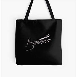 Blackpink Bags - Blackpink Cute Ddu-du-ddu-du Hand Gesture All Over Print Tote Bag RB0401 [ID1800]