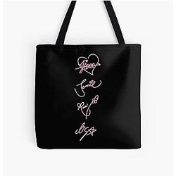 Blackpink Borse - BLACKPINK SIGNATURES All Over Print Tote Bag RB0401 [ID1795]