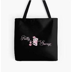 Blackpink Bags - Pretty Savage Blackpink All Over Print Tote Bag RB0401 [ID1792]