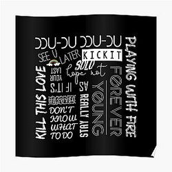 Blackpink Plakate - BLACKPINK SONGS Poster RB0401 [ID1495]