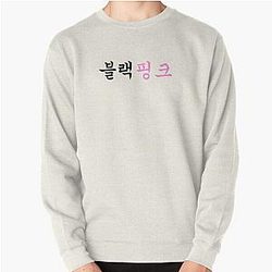 Blackpink Sweatshirts - BLACKPINK - Hangul Logo Pullover Sweatshirt RB0401 [ID1867]