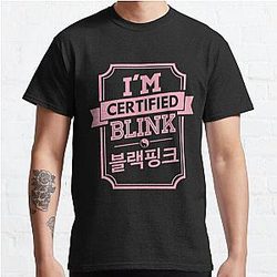 Blackpink T-Shirts - Certified BLINK - BLACKPINK Classic T-Shirt RB0401 [ID1941]