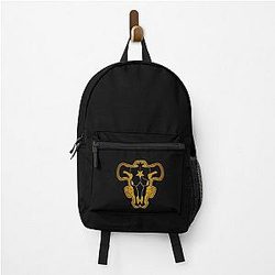 Black Clover Backpack: Best to buy Black Bull logo Backpack model