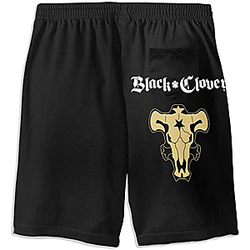 Black Clover Shorts: Black Bull Logo Shorts