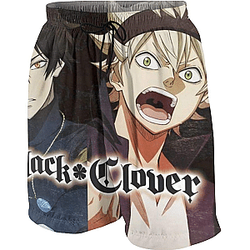 Black Clover Shorts: 3D Asta and Yuno Shorts