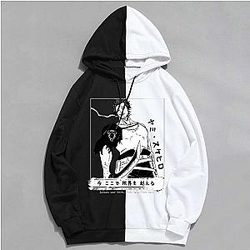 Black Clover Surpass your limits Spilted Color Hoodie AL0912