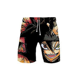 Black Clover Shorts: 3D Asta Shorts