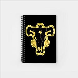 Black Clover Notebook: Black Bull Squad Worn Logo