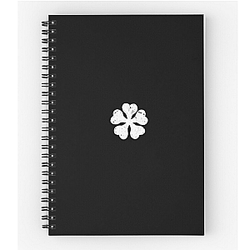 Black Clover Notebook: Black Five- Leaf Clover Notebook