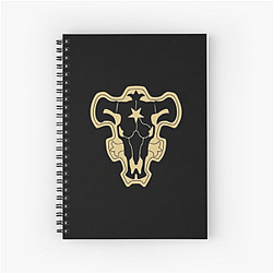 Black Clover Notebook: Black Bull Logo Notebook
