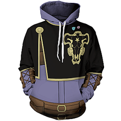 Black Clover Hoodie: Gauche Adlai Unisex Pullover Hoodie