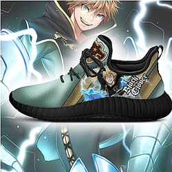 Black Clover Shoes: Luck Voltia Yeezy Shoes