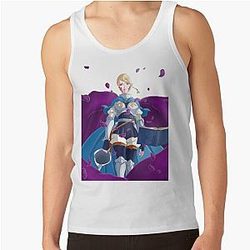 Black Clover Tank Top: Charlotte White Tank Top