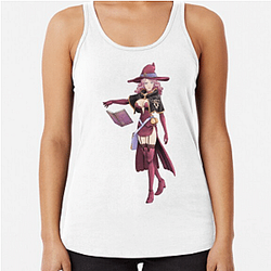 Black Clover Tank Top: Vanessa Classic White Tank Top