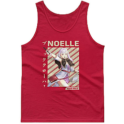 Black Clover Tank Top: Classic Red Noelle Tank Top