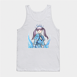 Black Clover Tank Top: White Lovely Noelle Silva Tank Top