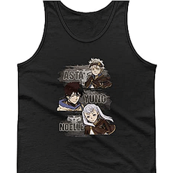 Black Clover Tank Top: Classic Asta Noelle Silva Yuno Tank Top