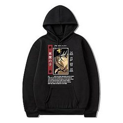 Black Clover Hoodie - Asta Japanese Harajuku Comic Print Hoodie