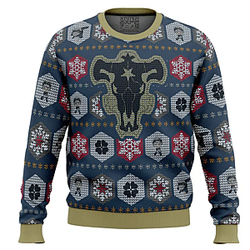 Black Clover Sweater: Asta and Black Bull Logo Sweater