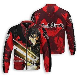 Black Clover Jacket: Asta 3D Bomber Jacket