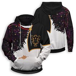 Black Clover Hoodie: Asta Demon Skin Unisex Pullover Hoodie