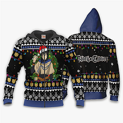 Black Clover Jacket: Yuno Ugly Christmas Jacket