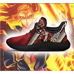 Black Clover Shoes: Fuegoleon Vermillion Yeezy Shoes