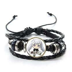 Black Clover Accessories:  Cute Chibi Noelle Silva Leather Bracelet